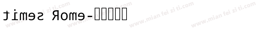 times Rome字体转换
